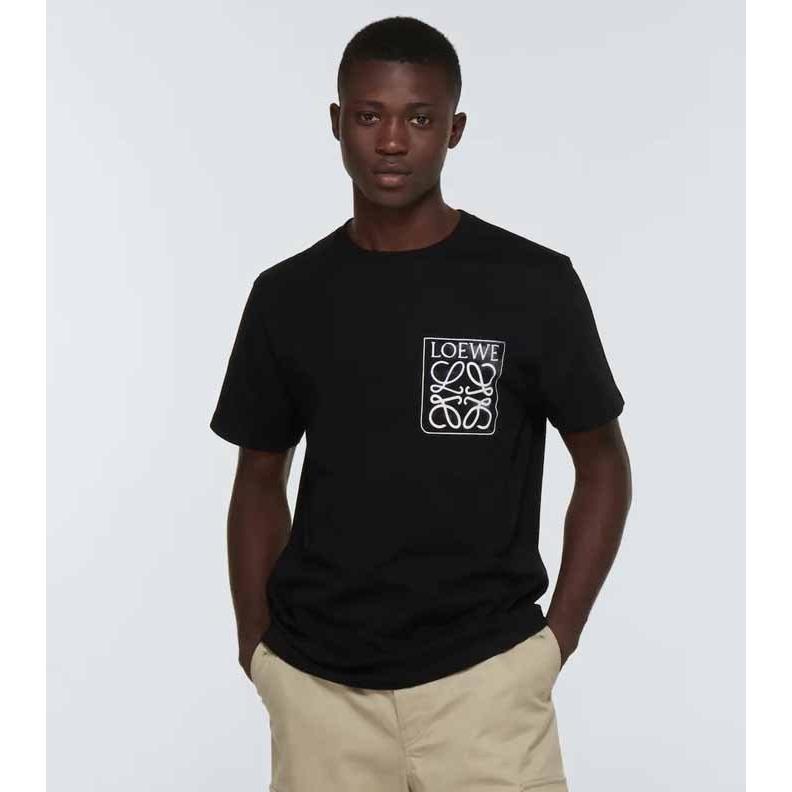 LOEWE GR8 Tシャツ Black Size: XL アナグラムフェイク-