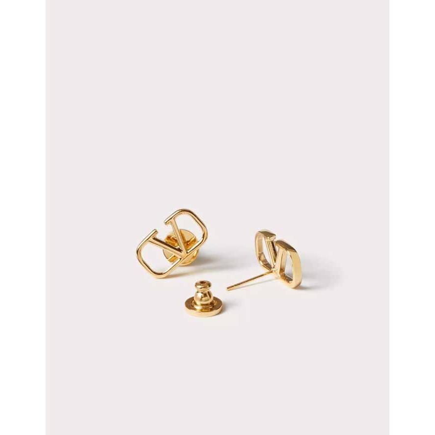 ヴァレンティノ VALENTINO Vロゴ シグネチャー メタル ピアス