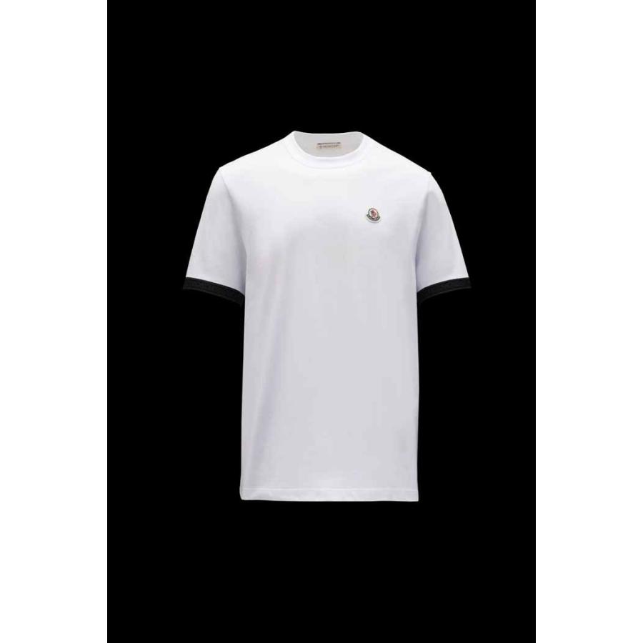 モンクレール Moncler 袖ロゴ 半袖Tシャツ G20918C000268390T ブラック モンクレール Moncler 袖ロゴ 半袖Tシャツ G20918C000268390T ブラック