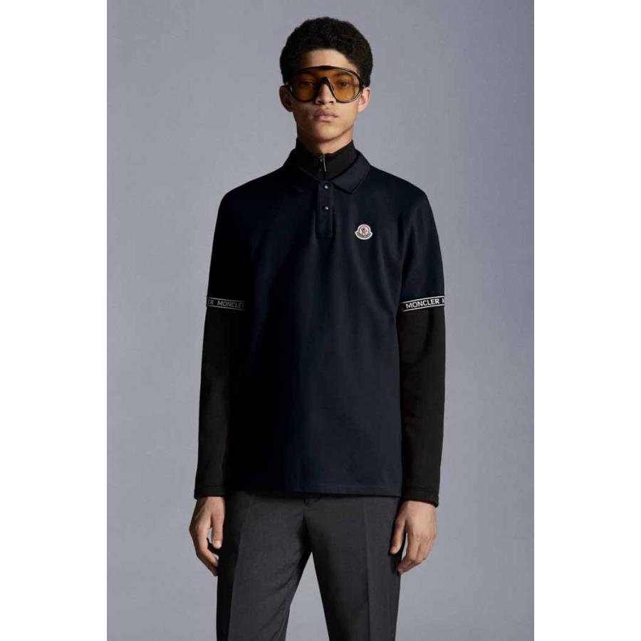 メンズファッション モンクレール MONCLER ロゴ レタリングポロシャツ