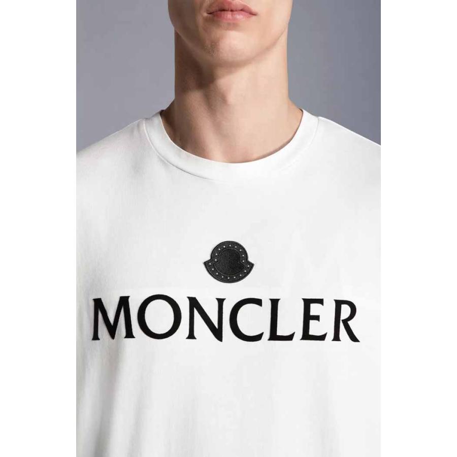 モンクレール MONCLER ロゴTシャツ H20918C000078390T032 オフホワイト 