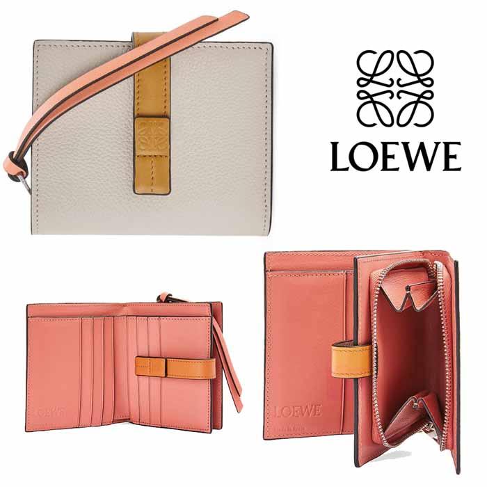 ロエベ LOEWE コンパクトジップウォレット 二つ折り財布 C660Z41X01 ライトオーツ/ハニー :bym09271127:JURER  ヤフーショップ - 通販 - Yahoo!ショッピング