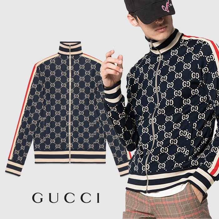 値引きする グッチ GUCCI GGジャカード コットン ジャケット ジャージ