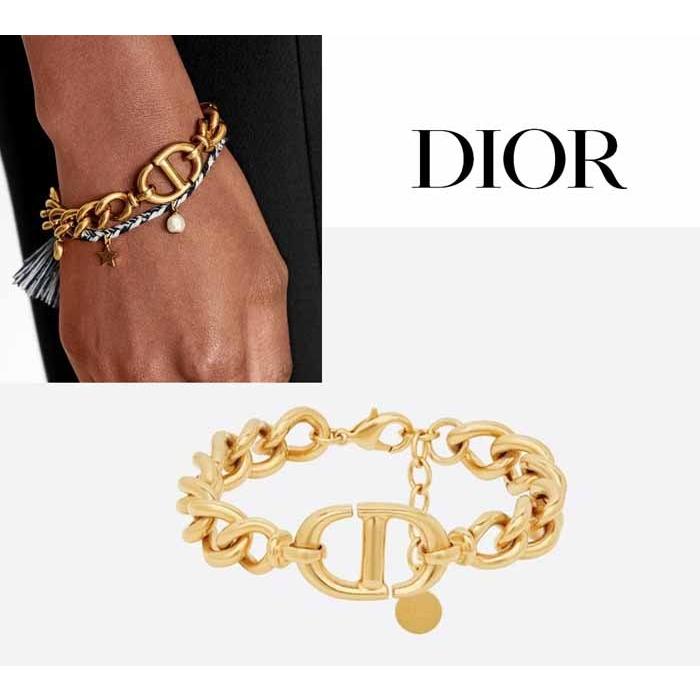 Dior ディオール CD NAVY ブレスレット B1271CDNMT_D300 ゴールド :bym11181703:JURER ヤフーショップ -  通販 - Yahoo!ショッピング