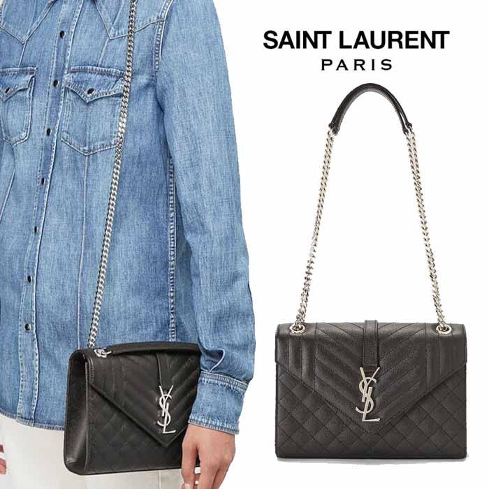 サンローラン エンヴェロップ ショルダー ハンドバック-