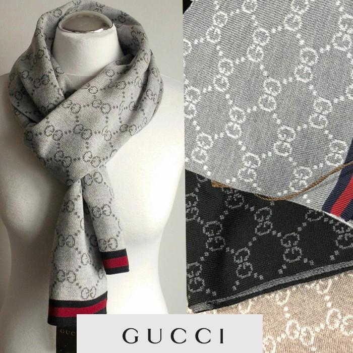 グッチ GUCCI GGマフラー ストール ウール100% :bym1882218:JURER ヤフーショップ - 通販 - Yahoo!ショッピング