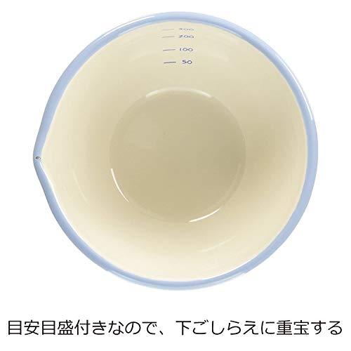 富士ホーロー 片口ボール 12cm (0.4L) 琺瑯 ホワイト BM-12B W｜juri-shops｜02
