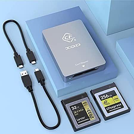 XQD/CFexpressタイプBカードリーダー 10Gpbs USB 3.2 Gen 2 CFexpress 