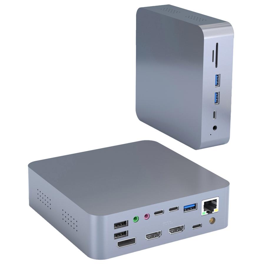 USB C 4Kディスプレイ ドッキングステーション19in1 Mac M1 
