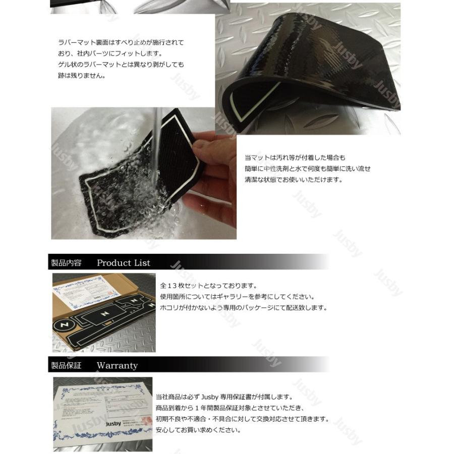 ホンダ N-BOX(JF1/JF2)専用 インテリアラバーマット (取付説明書&1年