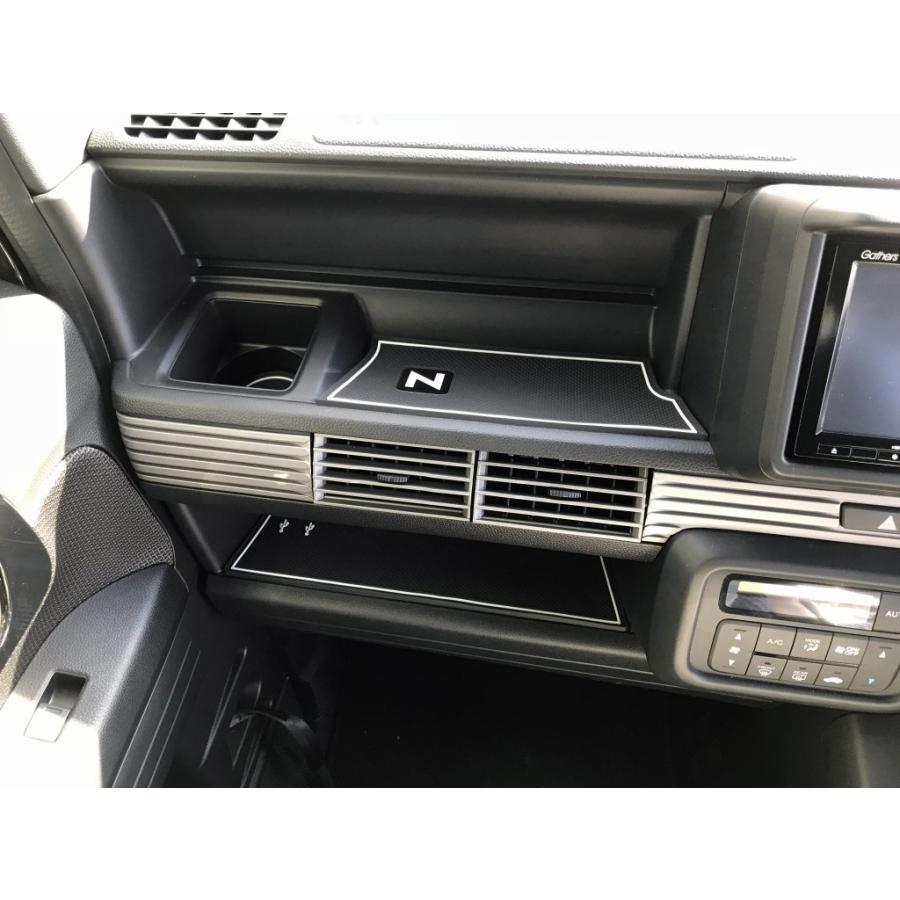 ホンダ N-VAN(JJ1/2)専用 インテリアラバーマット(白色/蓄光