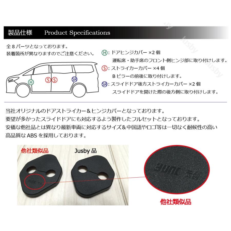 スライドドア対応)ノア ヴォクシー エスクァイア(80系) カーボン柄or