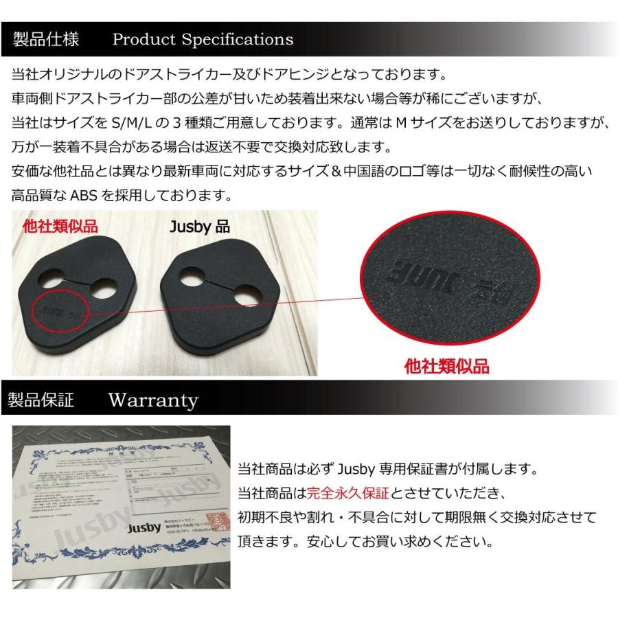 ダイハツ タフト TAFT (LA900S/LA910S型) ドアストライカー & ヒンジ