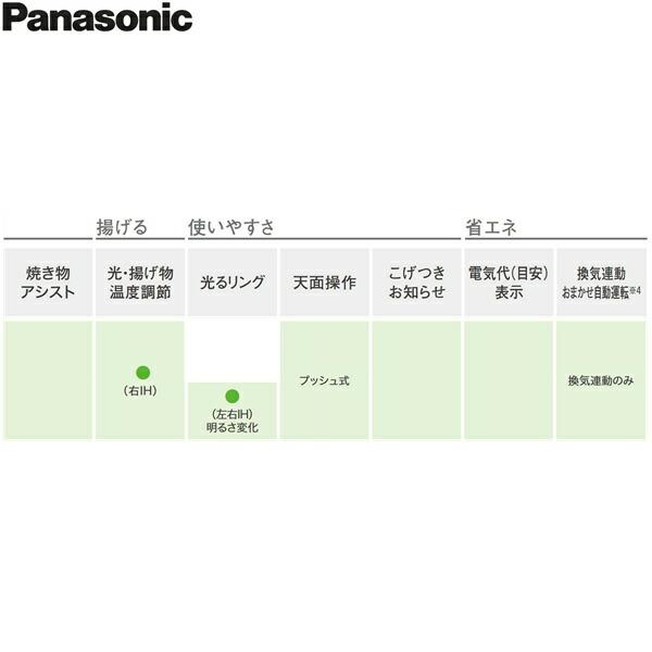 [ゾロ目クーポン対象ストア]KZ-K32EST パナソニック Panasonic IHクッキングヒーター ビルトイン 2口IH+ラジエント 幅60cm Kシリーズ K32タイプ 送料無料｜jusetsu-shop｜05