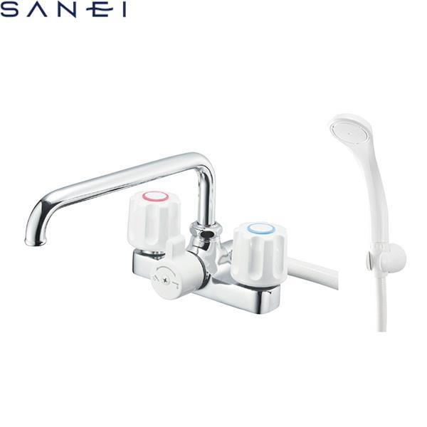 SK710-W-13 SK710-LH-13後継品 三栄水栓 SANEI ツーバルブデッキシャワー混合水栓 共用形 送料無料