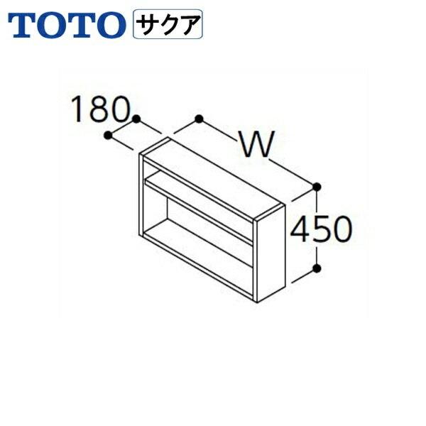 LWWB065GEG1G　TOTO　SAKUAサクア　洗濯機上オープン棚　間口650