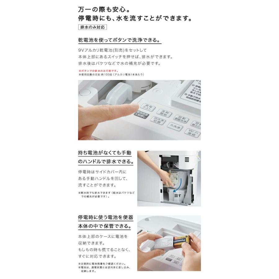 Panasonic アラウーノ S160 タイプ1 XCH1601RW□ 床排水 Panasonic アラウーノ S160 タイプ1 XCH1601RW□ 床排水