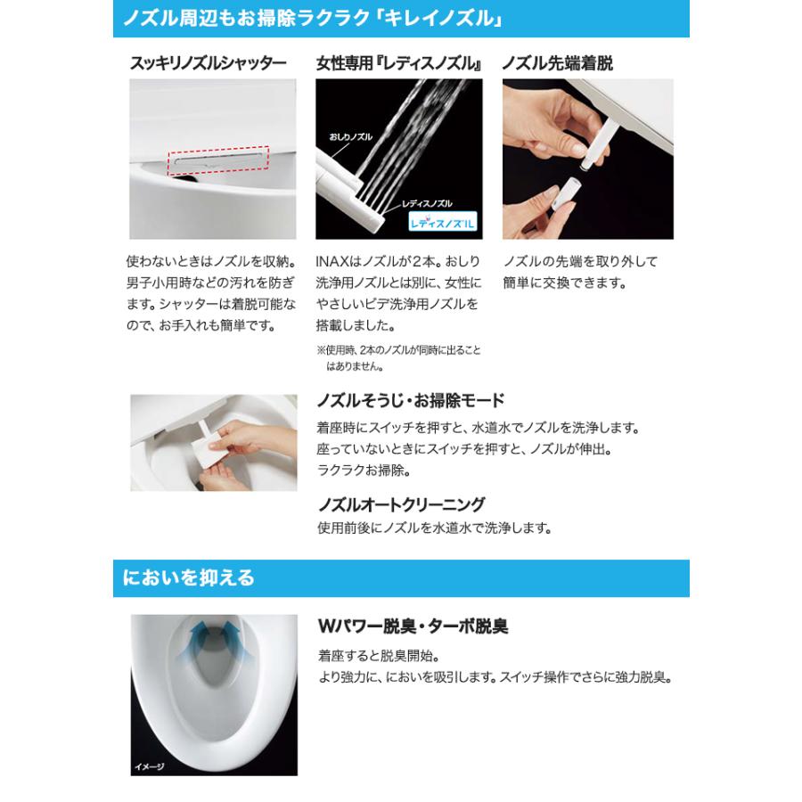 LIXIL シャワートイレ リクシル KBシリーズ KB32グレード便座 CW LIXIL シャワートイレ リクシル KBシリーズ KB32グレード便座 CW