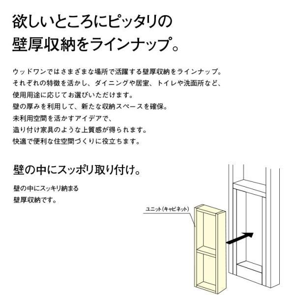 ウッドワン ウッドワン壁厚収納 マガジンラック壁面収納 システム収納