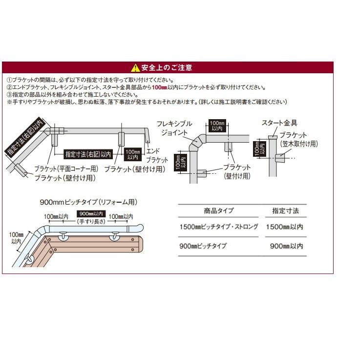 Panasonic（パナソニック） 手すり部材 ベリティス 直線部 丸棒手すり