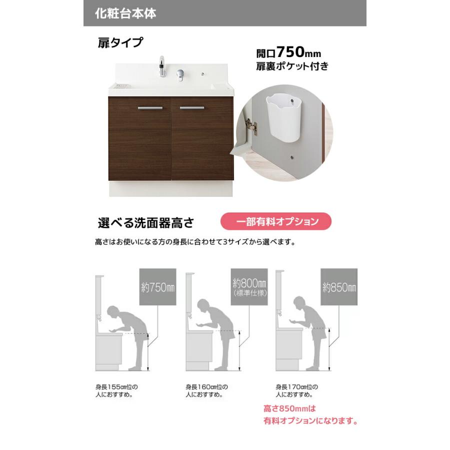 LIXILピアラ750幅用ミラーキャビネット　新品未使用 楽天市場】LIXIL 洗面台 ピアラ 750幅 引き出しタイプ 3面鏡