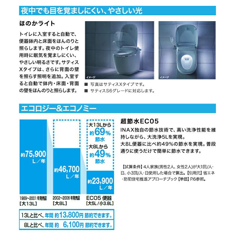 サティス タンクレスシャワートイレ リクシル Sタイプ リトイレ サティス タンクレスシャワートイレ リクシル Sタイプ リトイレ