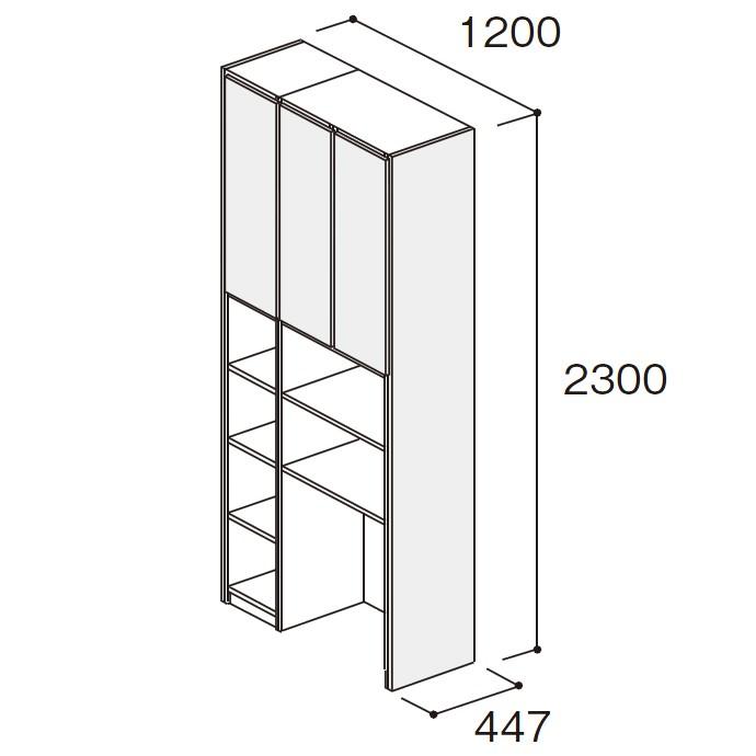 壁面収納 パナソニック キュビオス 幅1 0mm 奥行450mm Ut 01t 収納 ユーティリティー 洗面所 Ut01n じゅうせつひるず Com 通販 Yahoo ショッピング