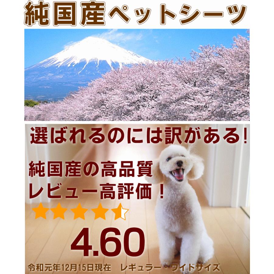純国産 ペットシーツ 5袋 オトクセット レギュラ− ワイド（国産/犬