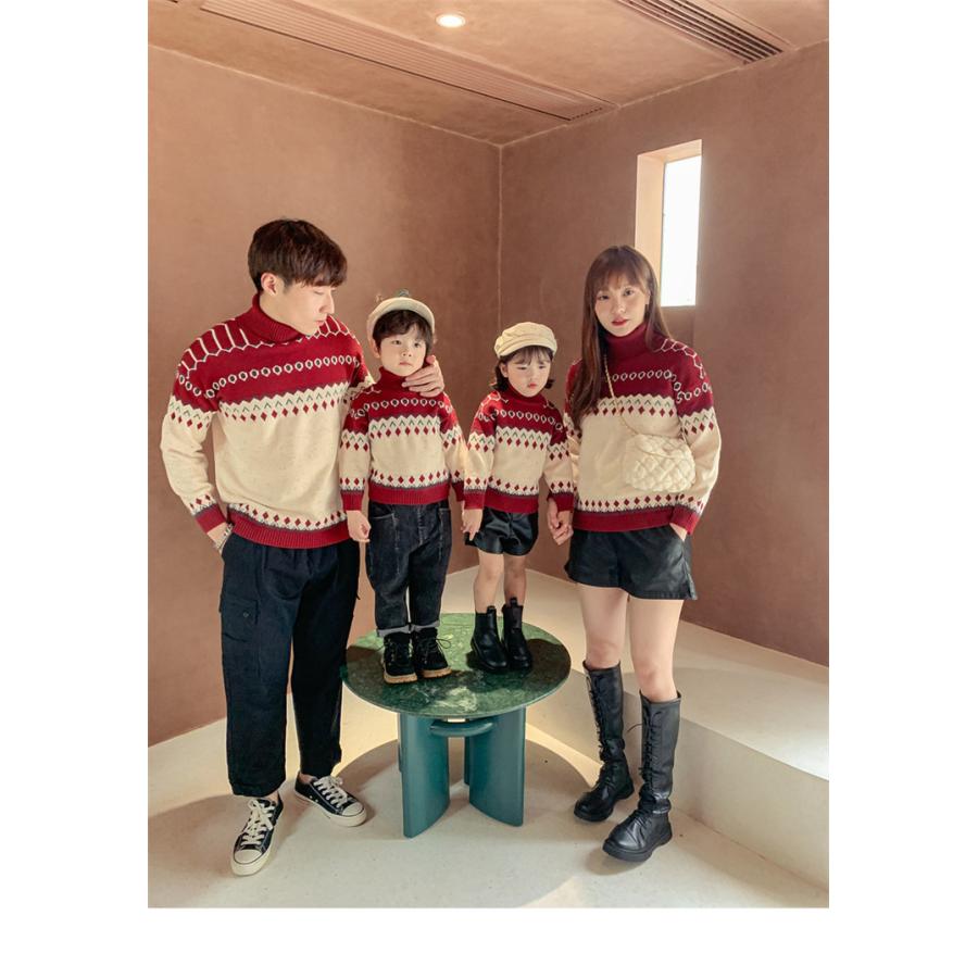 親子 ペアルック セーターママ お揃い 服 ペア カップル 親子 ペアルック 赤ちゃん セーター 親子ペア パパ リンクコーデ 韓国風 冬 レディース Cycyhqzf17 Just For You Online Store 通販 Yahoo ショッピング