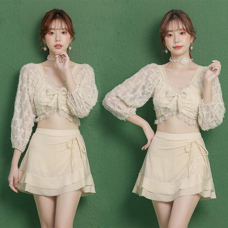 水着 レディース 2点セット 夏 小バンドゥ 水着セット 大きいサイズ リゾート パッド付き 韓国風 体型カバー 日焼け防止 女性用 可愛い かわいい セクシー Cyx 256 Just For You Online Store 通販 Yahoo ショッピング