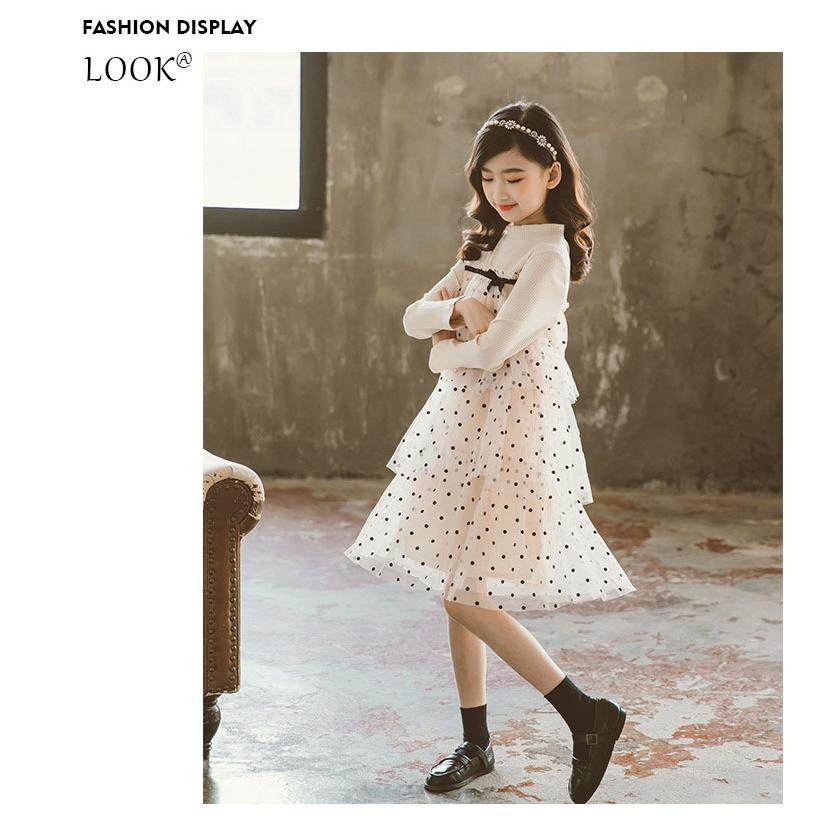 新品子供 ワンピースフォーマルピアノ発表会 女の子ワンピース ドット柄 ドット レース キッズ ワンピース 二次会 結婚式 入園式 卒園式 入学式 可愛い 女児 Cyx 433 Just For You Online Store 通販 Yahoo ショッピング