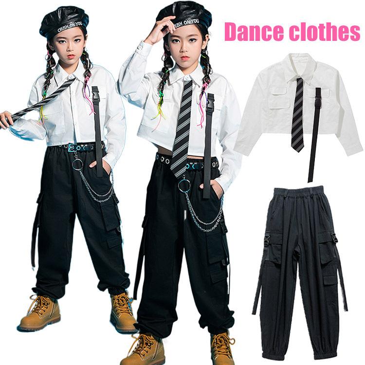 ダンス 衣装 キッズ 韓国 ガールズ トップス パンツ 黒 白 ヒップホップ Hiphop 派手 へそ出し ジャズダンス 練習着 舞台服 発表会 応援団 人気 かっこいい Cyx 479 Just For You Online Store 通販 Yahoo ショッピング