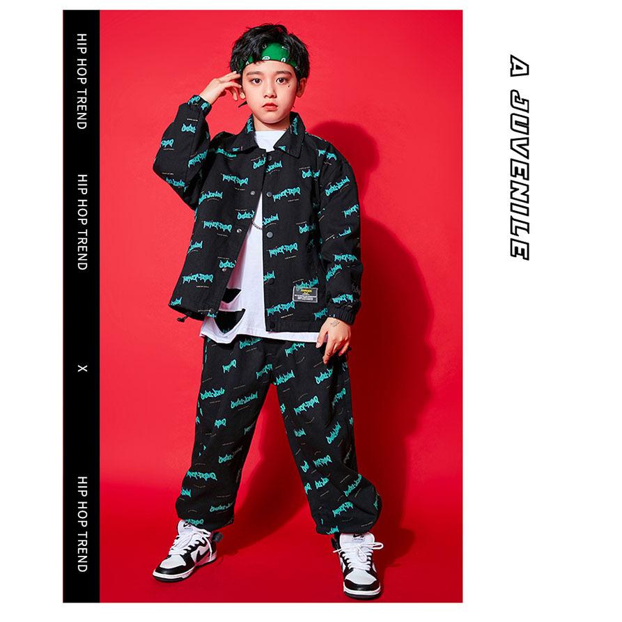 ダンス 衣装 ヒップホップ キッズ ペイズリー 最大72 Offクーポン キッズダンス衣装 セットアップ 長袖 衣装ストリート系 男の子 女の子 おしゃれ Hiphop