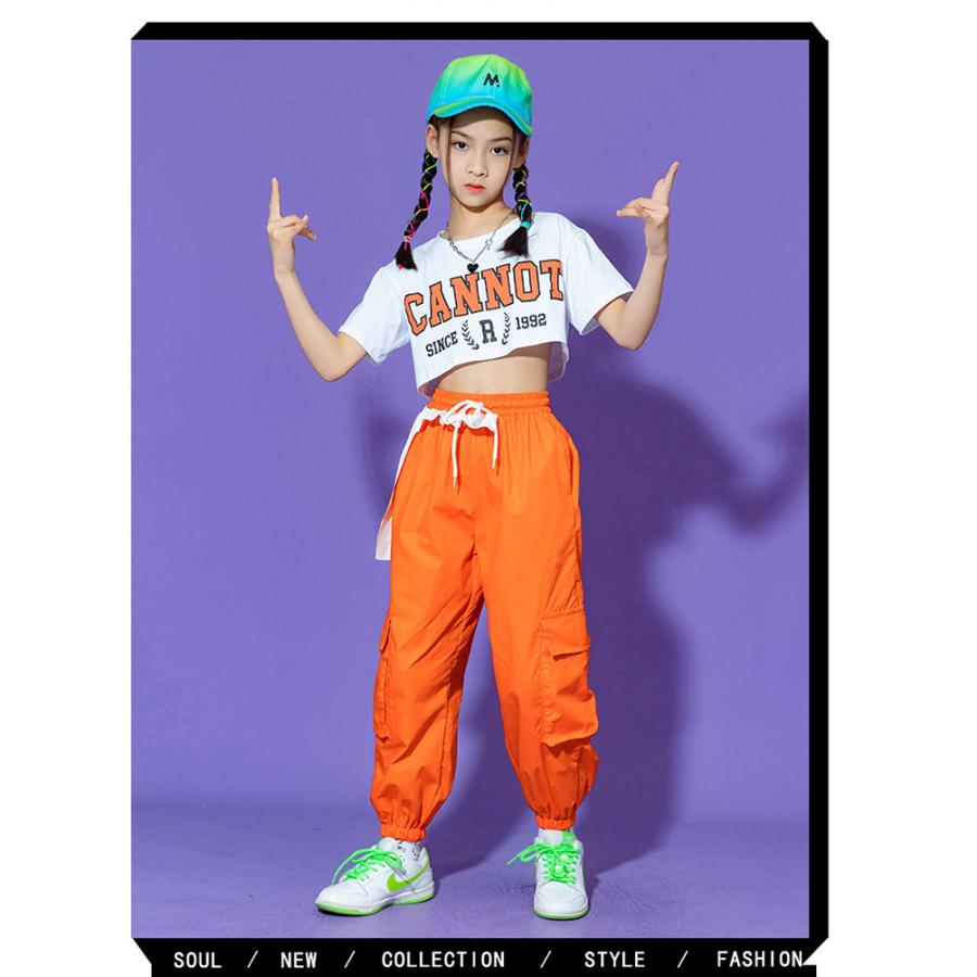 特価 キッズダンス衣装 派手ヒップホップ セットアップ Hiphop トップス パンツ ズボン 女の子 子供服 ジャズダンス ステージ衣装 練習着 体操服 おしゃれ Materialworldblog Com