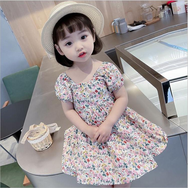 ワンピース キッズ お出かけ 小花柄 半袖 限定品 夏 子供ワンピース 赤ちゃん 可愛い 結婚式 ベビー フォーマル 上品 女の子 韓国子供服