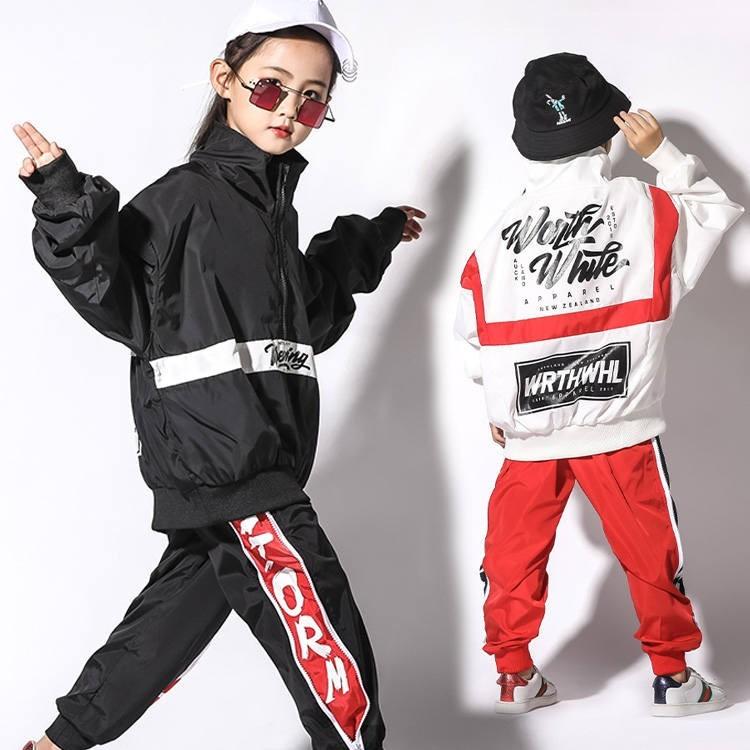 ヒップホップダンス衣装 キッズダンス衣装 セットアップ キッズ ダンスパンツ ジャージ ヒップホップダンスパンツ 韓国 練習着 ジャズダンス Kasin 042 Just For You Online Store 通販 Yahoo ショッピング