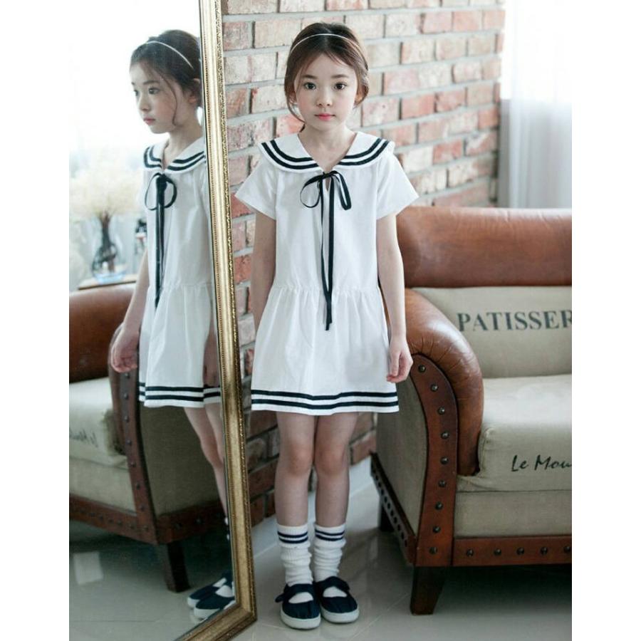 子供 ワンピース キッズ ミニワンピース フォーマル 韓国子供服 ダンス衣装 ガールズ 海軍風 入園式 入学式 卒業式 発表会 合唱団110 160cm Kasin 084 Just For You Online Store 通販 Yahoo ショッピング