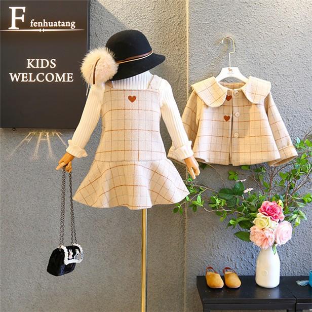 韓国子供服 2点セット ラシャ コート サロペット ワンピース キッズ 子供 ベビー 発表会 上下セット 女の子 90 130cm 激安sale Kasin 113b Just For You Online Store 通販 Yahoo ショッピング