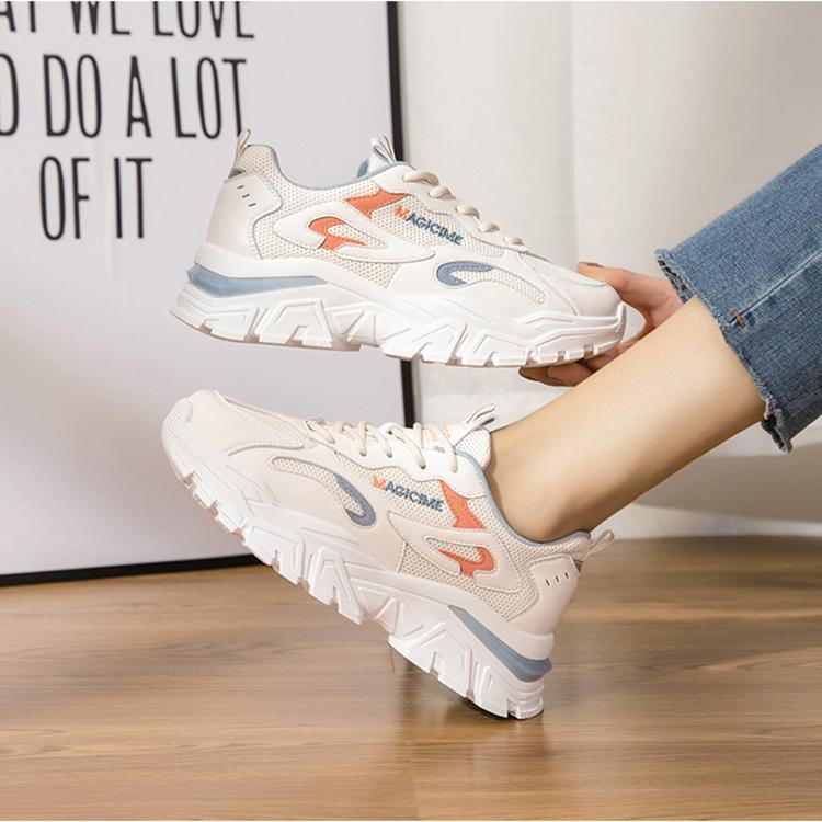 ダッドスニーカー レディース 韓国 厚底 スニーカー コーデ ダッドスニーカー ヒール5cm 厚底靴 スニーカー レディース ダッドシューズ ローカット オシャレ Kasin 137 Just For You Online Store 通販 Yahoo ショッピング