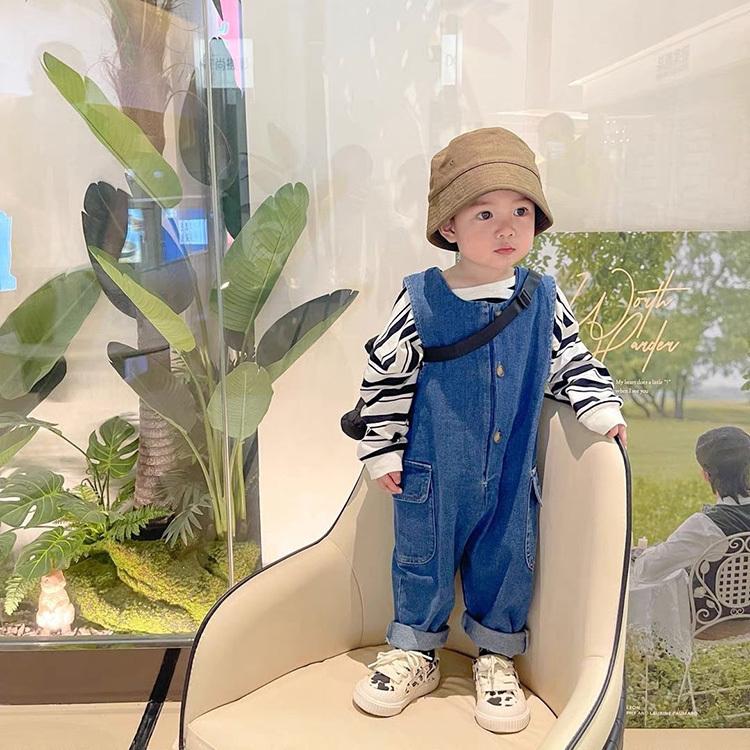 55 以上節約 デニム オーバーオール 子供服 ロンパース 女の子 男の子 キッズ ベビー 春秋 サロペット オールインワン 韓国 コーデ シンプル パンツ 80 1cm Cisama Sc Gov Br