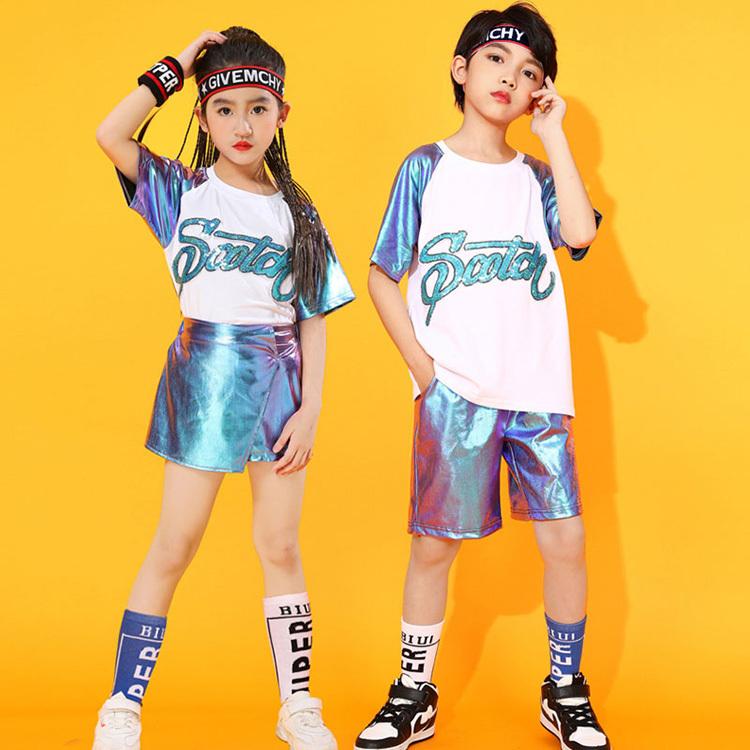 セットアップ キッズ ダンス衣装 ヒップホップ 女の子 男の子 シャツ パンツ トップス 韓国 子供服 ジャズ ストリート キラキラ ファッション Kasin 265 Just For You Online Store 通販 Yahoo ショッピング