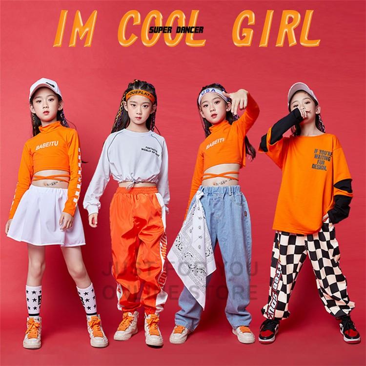 キッズ ダンス衣装 ヒップホップ Hiphop セットアップ ダンストップス ｔシャツ デニム ジーンズ デニムパンツ 子供服 ガールズ チアダンス Kasin 541 Just For You Online Store 通販 Yahoo ショッピング