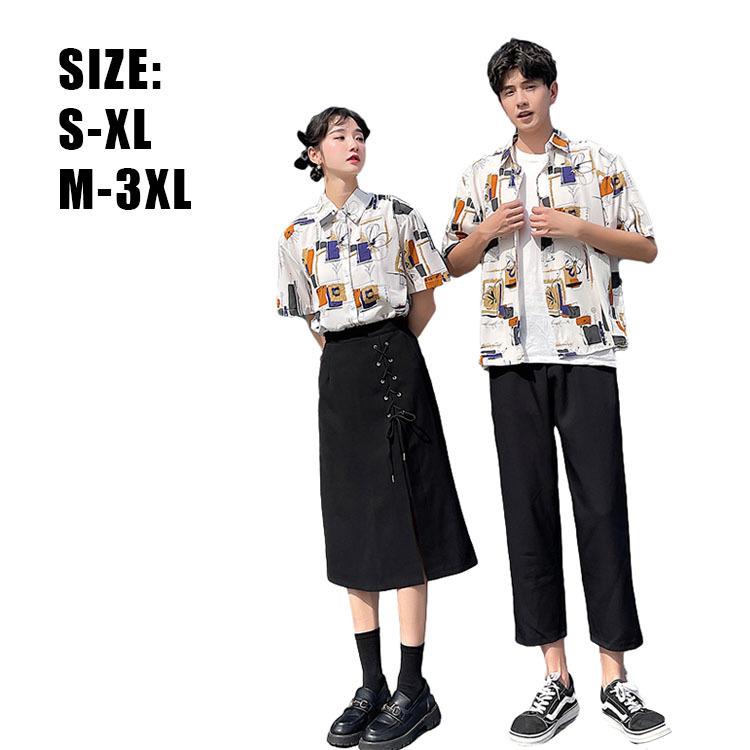 ペアルック カップル スカート ペアtシャツ 夫婦 恋人 春夏 ペアルックカップル ペアお揃い 半袖 夏 カップル お揃い 服 レディース メンズ 男女 ペア Kasin 614 Just For You Online Store 通販 Yahoo ショッピング