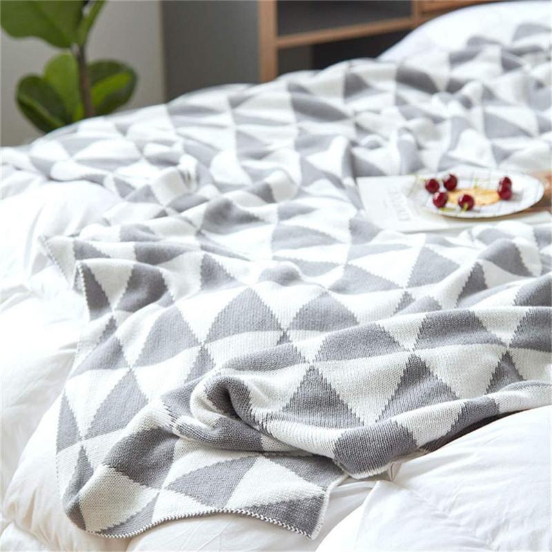 ブランケット 大判 ひざ掛け 北欧 綿100 おしゃれ ベビー 赤ちゃん ソファーカバー マルチカバー タオルケット あったか 膝掛け インテリア ニット 春夏秋冬 Ksb 031 Just For You Online Store 通販 Yahoo ショッピング