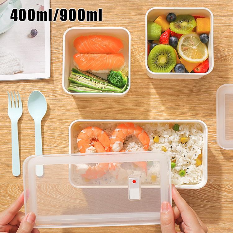 お弁当箱 弁当箱 タイトランチ1段 男子 大容量 大人 おしゃれ 女子 人気 男の子 ランチボックス おすすめ レンジ対応 蓋クリア 400ml 900ml スクエア Ksb 100 Just For You Online Store 通販 Yahoo ショッピング