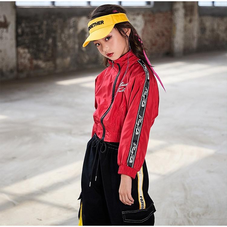 キッズ ダンス 衣装 ヒップホップジュニア 女の子 韓国 子供服 パンツ ジャケット長袖 おしゃれ きれい 黒 赤 練習用 韓国 子供服 お揃い ジャズ おしゃれ Lss 416 Just For You Online Store 通販 Yahoo ショッピング