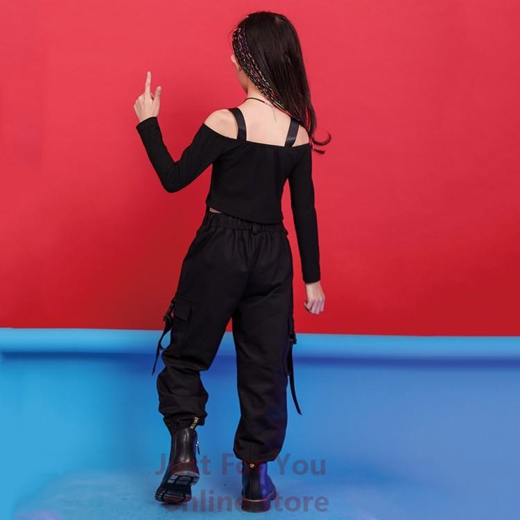 ダンス 衣装 キッズ Hiphop ヒップホップ 子供 女の子 韓国 子供服 カーゴパンツ ダンスウェア お揃い 軍パン ギャル セクシー 黒 演出 舞台 ジャズ Lssa 006 Just For You Online Store 通販 Yahoo ショッピング