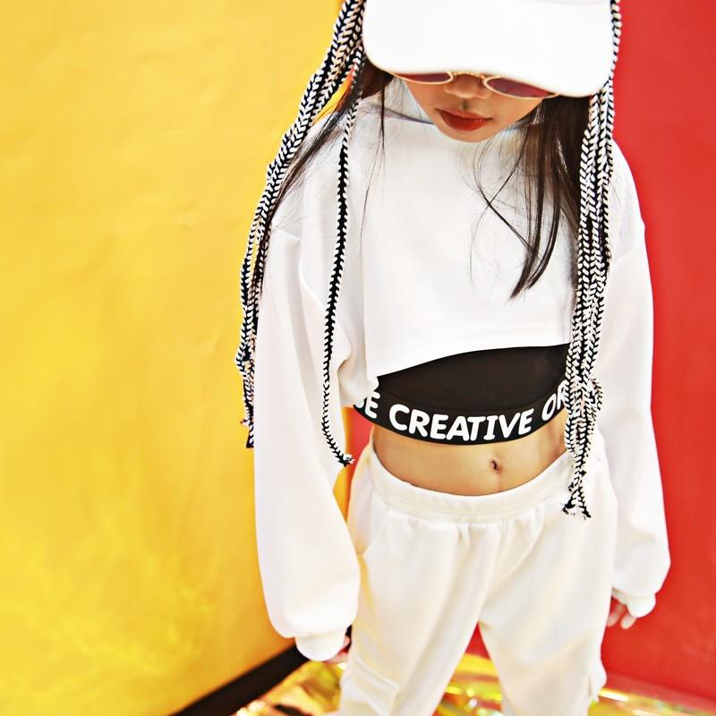 即発送可能 キッズダンス衣装 子供 ダンスパンツ へそ出し パーカー ダンクトップ 長ズボン ジャズ ダンス Hiphop 衣装 キッズ オシャレ Materialworldblog Com