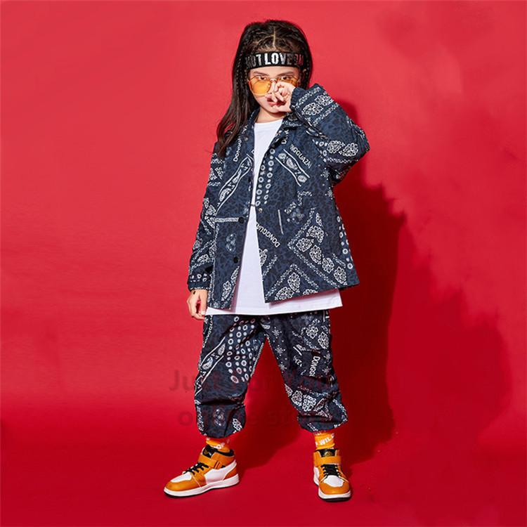 キッズ ダンス 衣装 ヒップホップ セットアップ ペイズリー キッズダンス衣装 キッズ ダンス 衣装 ストリート系 女の子 男の子 Hiphop 花柄シャツ パンツ Rge 127 Just For You Online Store 通販 Yahoo ショッピング