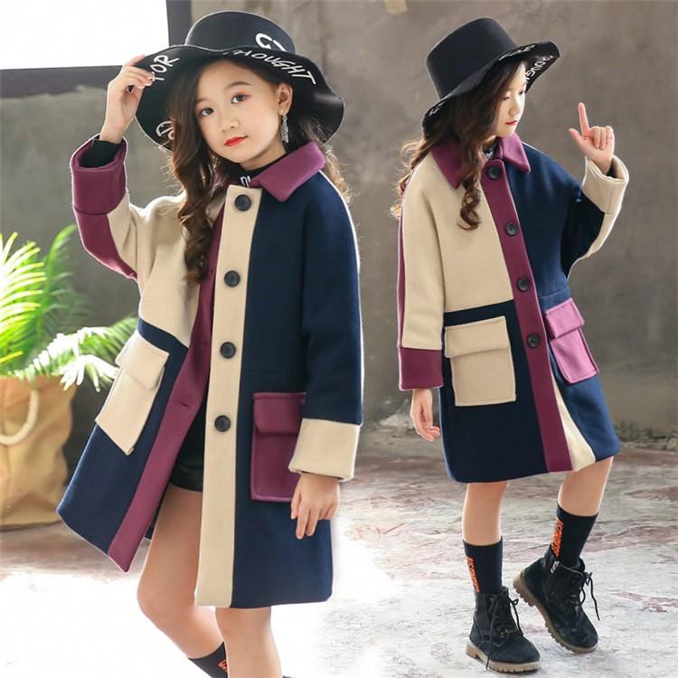 キッズ コート 子供服 子供コート ジャケット 厚手 ジュニア コート 秋冬 お洒落 女の子 アウター 秋冬着 防寒 洋服 可愛い ロングジャケット 羽織 Rge 1522 Just For You Online Store 通販 Yahoo ショッピング